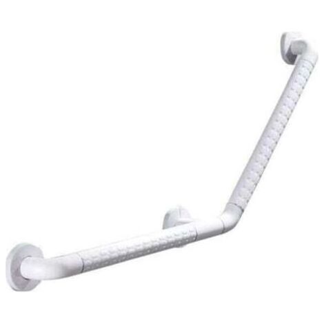135° Shower Grab Bar, 45cm Stainless Steel PVC Grab Bar for Toilets for Disabled and Elderly People (1/4)