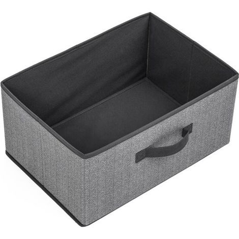Panier tissu 402820cm n gris foncé chiné - 5five