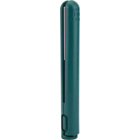 Petit fer à friser Portable 2 en 1, lisseur de cheveux à double usage, prise USB, bigoudi pour la maison, le dortoir et les voyages (1/5)