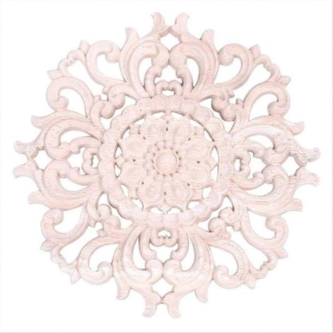 Piliers en bois gaufré, décor d'angle sculpté, forme de poteau, décoration intérieure (1/5)