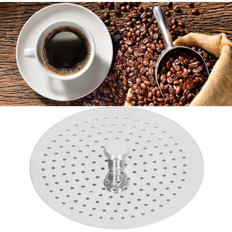 Accessoires pour cafetière italienne, tasseur à café en acier inoxydable, filtre à café pour cafetière italienne, 4 portions (1/5)