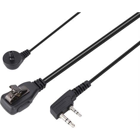 Écouteur micro PTT pour talkie-walkie Kenwood TK3107 Baofeng UV-5R BF-888S GT-3TP GT-3 (1/5)
