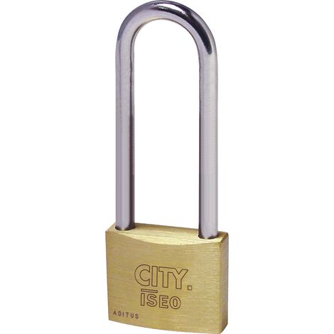 Iseo LUCCHETTO DI SICUREZZA CITY Arco lungo  mm. 30 10.00 pz