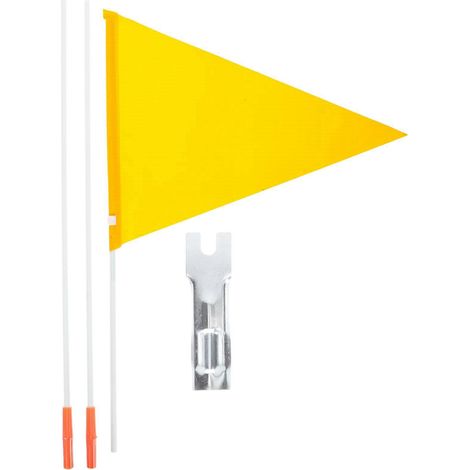 Kinder-Abschleppwagen-Fahrradsicherheitsfahnen, Fahrradlenkerfahne, Kindersicherheitsfahne-38x0.6cm-Yellow (1/2)