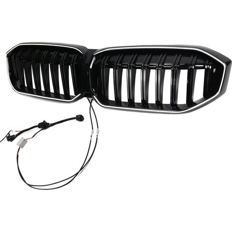 Grille Avant, Plastique, S'adapte aux Séries de Berlines de Luxe G20 G21 G28, Remplacement Direct, Noir Brillant, Comprend un Trou pour Caméra (1/5)
