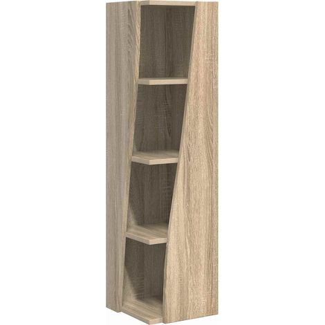 Meuble d'angle Chêne Sonoma 27,5x27x102cm Bois d'ingénierie vidaXL (1/5)
