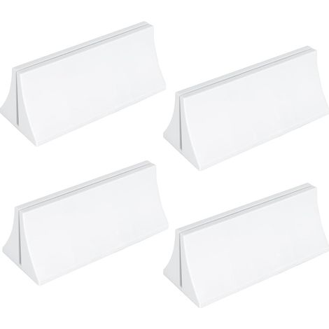 Pince de séparation bureau en plastique ABS blanc 4