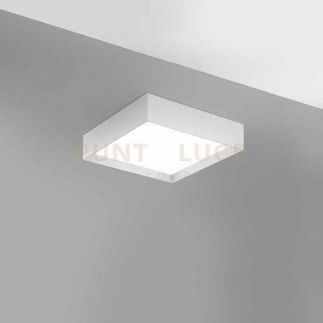 AOI P/P - PLAFONIERA ALLUMINIO BIANCO A LED 3000-4000K  2000-2100lm 30W DIMMERABILE