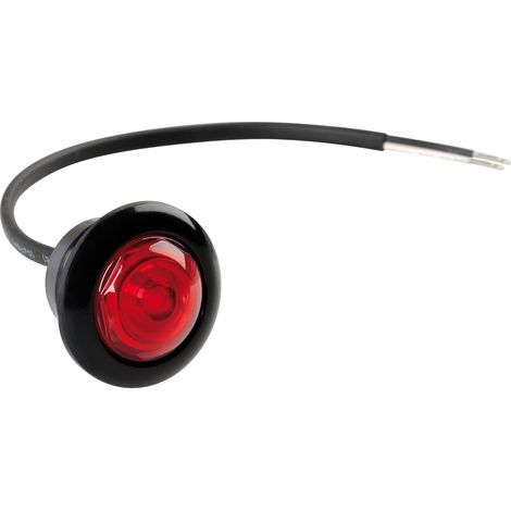Luce ingombro - 1 Led - 12/24V - Rosso (1/4)