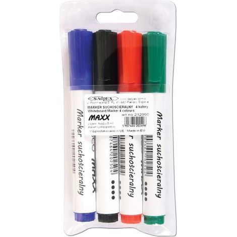 Maxx Trockenlöschmarker 4 Farben
