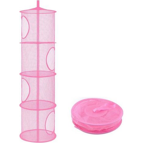 Hamac en Filet pour Peluches (Lot de 2), Rangement pour en pour Chambre D'Enfant, 4 Niveaux (1/5)