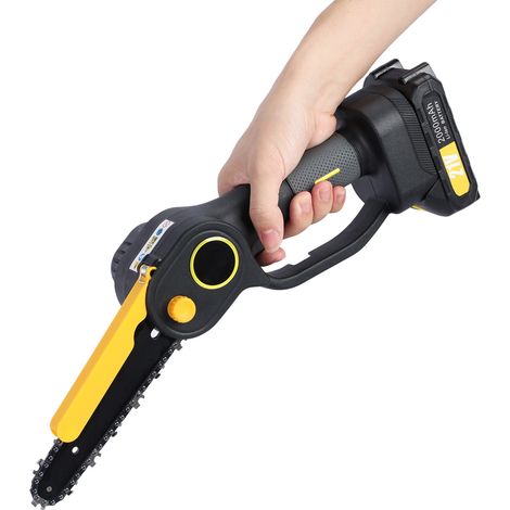 Tronçonneuse électrique + Élagueur sur perche-Sans fil - Moteur sans balais - 2 batteries - 800W - Longueur totale 180cm (1/5)