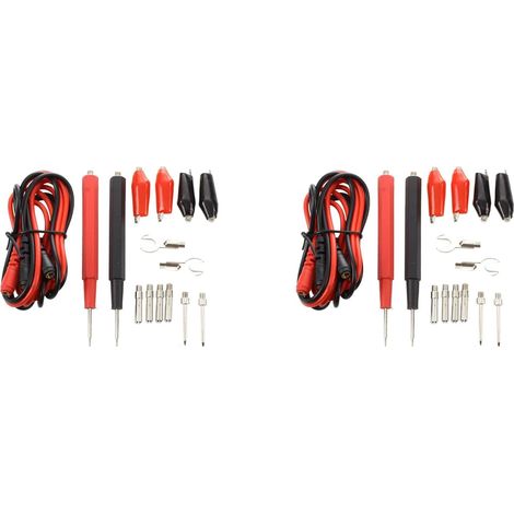 2X Multifonctions - Cable de Banana Sonde de Mesure de Cable Cordon D'Essai Cordon de Test Fils de Test (1/5)
