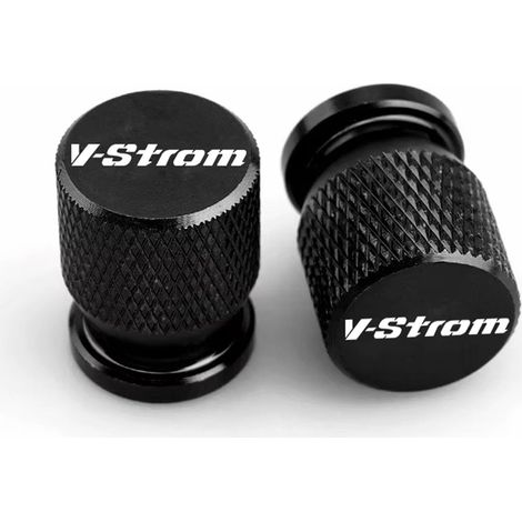 2 Stück Motorrad-Ventilkappen für Suzuki V-Strom DL 250 650 1000 1050XT 800DE 800DE Vstrom 1000XT 1050XT XT DL1050 Vstrom 800DE CNC staubdichte Reifenluftventilabdeckung