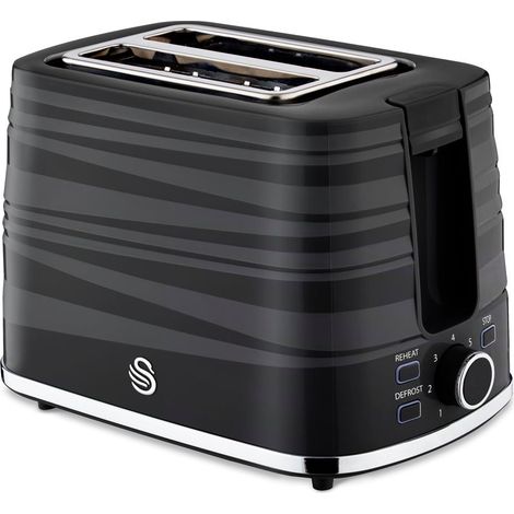 2 Slice Black Toaster (1/5)