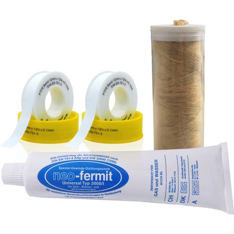 Set Neo-Fermit 40g Spender Flachs 2x PTFE Band (1/5)