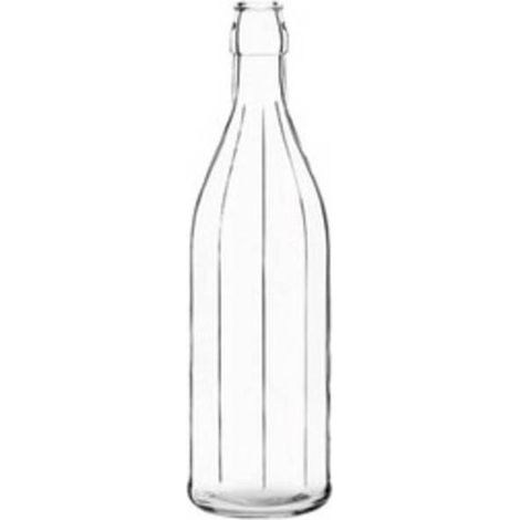 20 x BOTTIGLIA COSTOLATA S/TAPPO MECCANICO 1,00 L