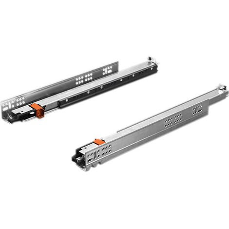 Coulisse de tiroir bois sortie totale progressa smove - Longueur : 400 mm - SALICE