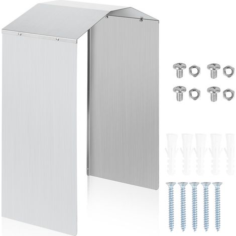 SWANEW Wallbox Protezione dalle intemperie in acciaio inox con accessori per stazione di ricarica - 45 x 40 x 20 cm (1/5)