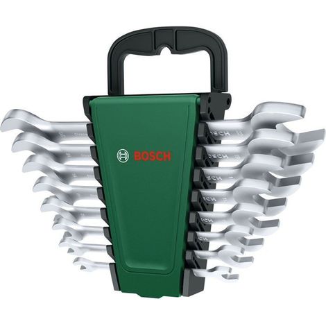 Jeu de 8 clés plates doubles BOSCH - 6 a 22 mm (1/2)