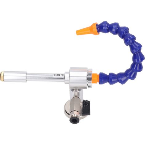 Ensemble de 5 pistolets à air froid en alliage d'aluminium, pistolet de refroidissement à sec vortex 7 bars avec tube flexible pour le traitement du plastique et du métal (1/5)
