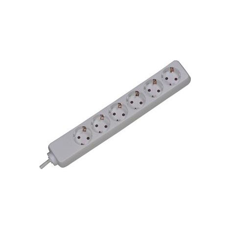 BACHMANN SELLY 6xCEE7/3 bianco Corrente 1,5m CEE7/7, 381.241S