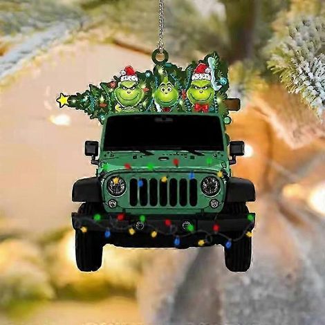 Décorations de Noël Grinch - Décorations pour sapin de Noël Grinch, décorations de fête amusantes pour la famille et les amis, haute qualité (1/5)