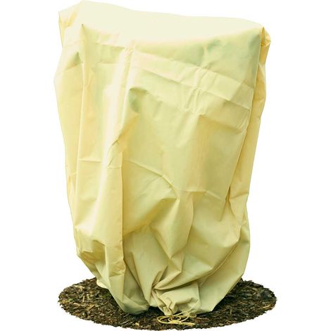 Frostschutzhaube 80g/m² 155cmx150cm Winterschutz Frostschutzvlies beige (1/5)
