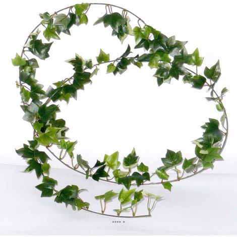 Guirlande de lierre artificiel 180cm 141 feuilles Vert