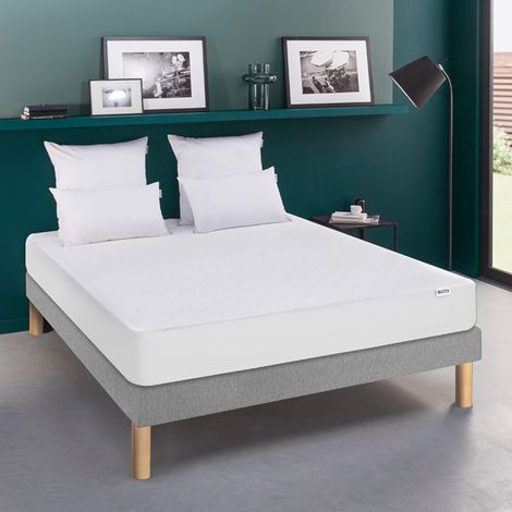 Protège matelas Bultex grand confort absorbant - bonnet extensible 20 à 30 cm 180x200 (1/4)