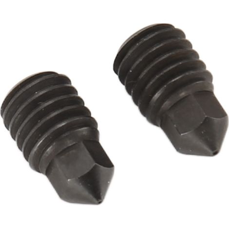 Lot de 2 buses Hotend pour imprimante 3D Bambu Lab X1 (0,2 mm et 0,4 mm) en acier trempé, pour réparation et remplacement. (1/5)