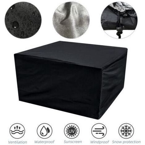 Housse de Protection Imperméable et Anti-poussière Bâche Couverture Jardin, polyester Mobilier Jardin Salon et Patio Mobilier - Noir(140120100cm) (1/5)