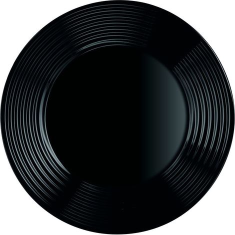 HARENA PIATTO PIANO DA PORTATA DIAMETRO DA 19 CM IN COLORE NERO