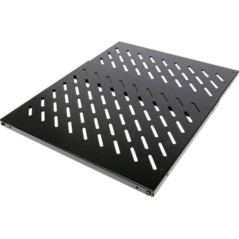 [NEUWERTIG] B-Ware Rittal Geräteboden Boden Netzwerkschrank Schwarz ausziehbar tiefenvariabel (1/2)