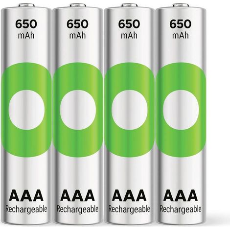 GP GPRCK65AAA673C4 Pile rechargeable LR3 (AAA) NiMH 650 mAh 1.2 V 4 pc(s) (1/4)