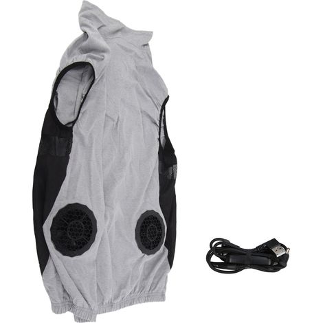 Vêtements d'été pour bureaux avec ventilateurs, vêtements climatisés, gilets, vêtements de travail haute température pour soudage en salle électrique, vêtements de protection solaire d'extérieur pour (1/5)