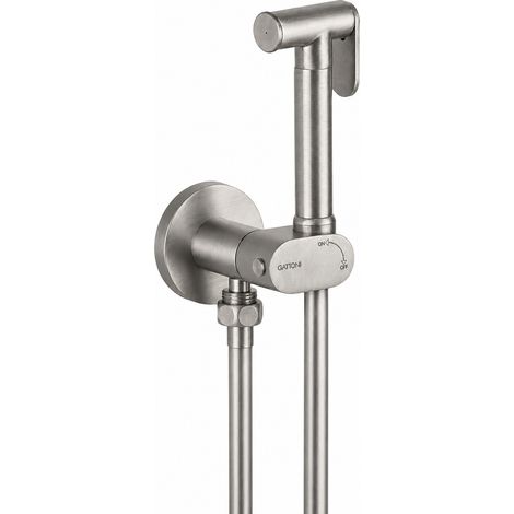 Hydrobrush WC couleur acier brossé Gattoni RT021NS acier inoxydable brossé (1/3)