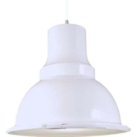 Suspension, Suspension Loft indus - made in France Blanc en Metal, Aluminor (1/3)