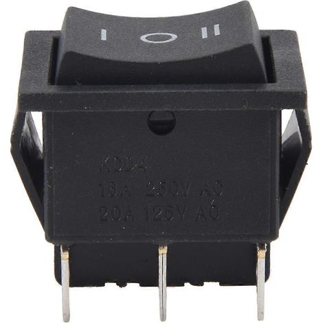 6-poliger 3-Positionen-DPDT-Wippschalter EIN/AUS/EIN für Boote, 16 A 250 V AC, 20 A 125 V AC (1/5)