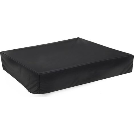 Bâche de protection pour bac à sable - 120 x 120 cm - Avec cordon de serrage - Imperméable - Pour bac à sable de jardin (1/5)
