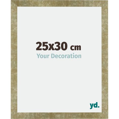 yd. - Cadre photo 25x30 - Or Antique - MDF - Mura