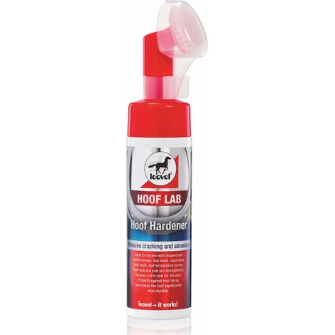 Crema indurente HOOF LAB Leovet per zoccoli secchi e fragili rinforzante protegge da screpolature e frastagliamento 200 ml