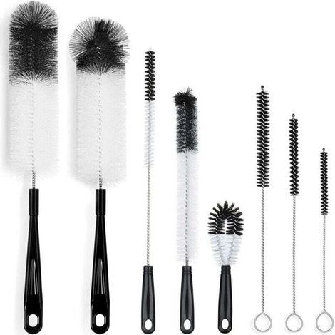 brosses de nettoyage : goupillon, goupillon, écouvillon, goupillon et brosse à verre avec crochets de suspension (1/4)