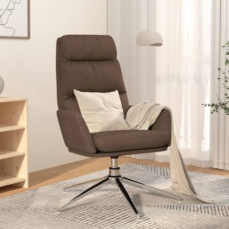 Chaise de relaxation Fauteuil relax - Taupe Tissu BonneVie-57608 (1/5)