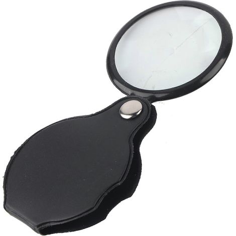 Loupe de poche pliable 8x pour bijoux, avec pochette (1/5)