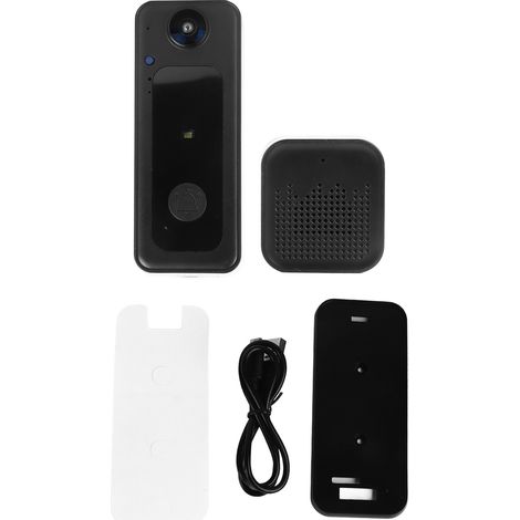 Sonnette intelligente sans fil, faible puissance, reconnaissance visuelle Wifi pour la sécurité de la maison (1/5)