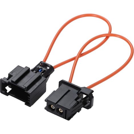 Adattatore loopback in fibra ottica maschio e femmina da 2 pezzi per automobili