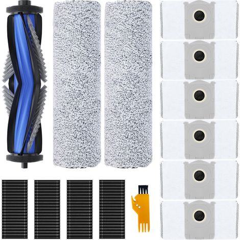 13-teiliges Zubehör-Set für Ecovacs Deebot T80 Omni, Deebot X8/X9 Pro Omni Saugroboter – 1 Hauptbürste, 2 Mopp-Reinigungswalzen, 4 Filter, 6 Staubbeutel (1/5)