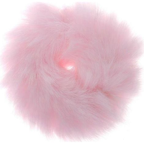 Bandeau pour cheveux fille, fourrure artificielle, élastique en caoutchouc, anneau cordon moelleux, chouchou tendance. (1/4)