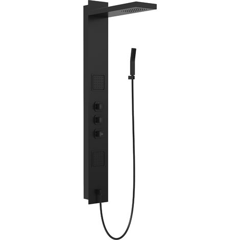 Mexen Savio Unterputz-Duschset, schwarz - 7605-03-70 (1/2)